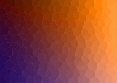 Mavi ve turuncu renklerin gradyan çoğul tasarımı