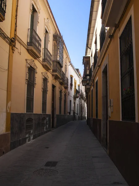 Callejón Típico Del Centro Histórico Ciudad Málaga — Foto de Stock