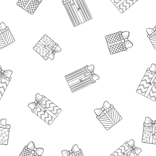 Cadeaux Noël Motif Fête — Image vectorielle