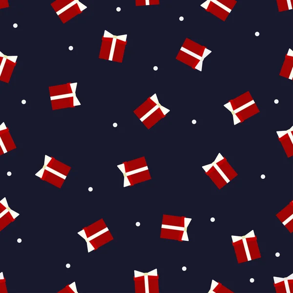 Cadeaux Noël Motif Fête — Image vectorielle