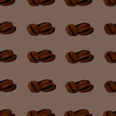 Kusursuz desen. Kaotik bir şekilde düzenlenmiş aromatik kahve çekirdekleri. Uyumlu bir şekilde düzenlenmiş ve keyif öneriliyor. Belki de mutfağın, kahvecinin, mağazanın, ürün tasarımının iç tasarımında kullanılmıştır..
