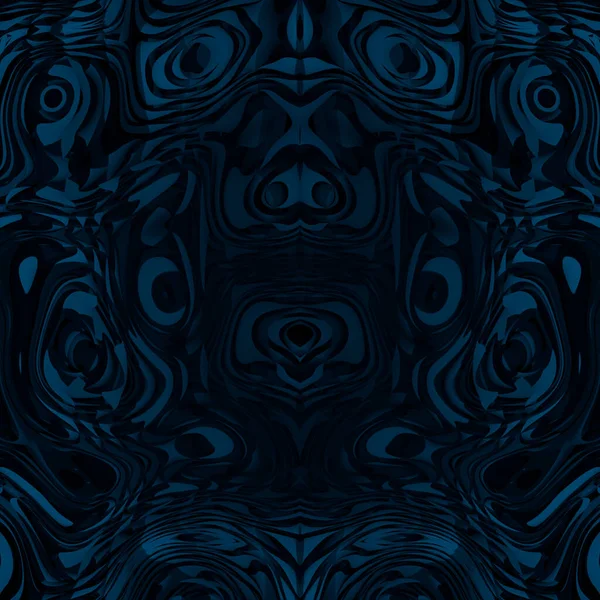 Minimalistic Abstract Blue Background Ultramarine Animal Faces Masks Kaleidoscope Psychology — Stock Photo, Image