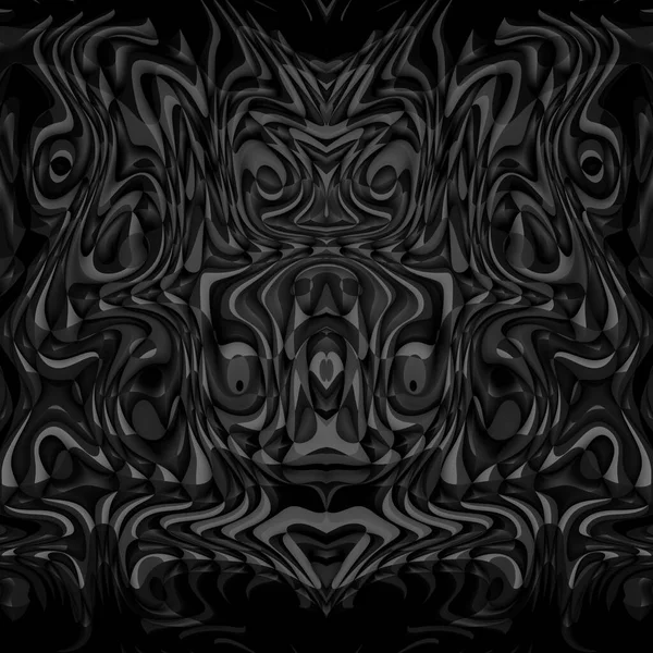 Minimalistický Abstraktní Pozadí Šedo Stříbrné Zvířecí Tváře Masky Kaleidoskop Pro — Stock fotografie