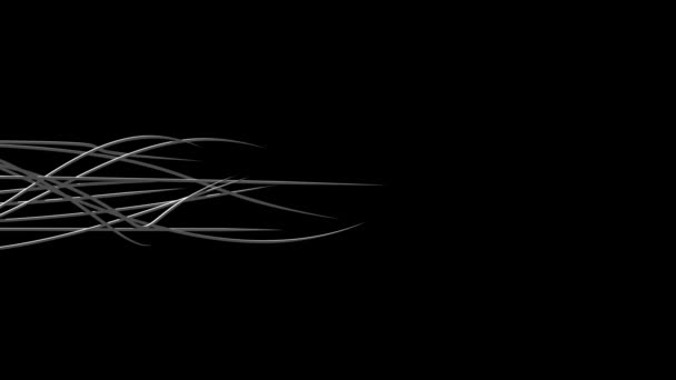 lumineux ondulé lignes organiques fond vidéo  