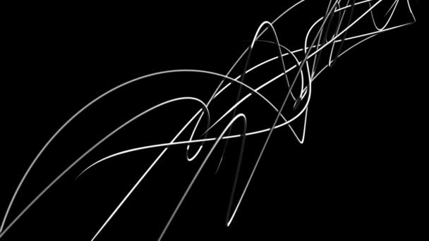 lumineux ondulé lignes organiques fond vidéo  