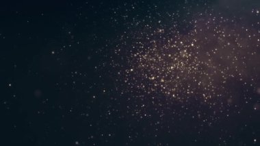 ağır çekim bulanık ve parlak parçacık 