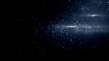 ağır çekim bulanık ve parlak parçacık 