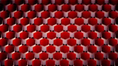 Geometrik elementlerin yavaş çekim deseni soyut geometrik arkaplan