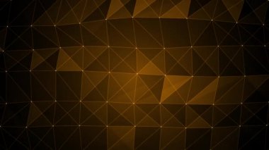 Geometrik soyut bilgisayarın soyut üç boyutlu canlandırması. Döngü animasyonu geometrik model arkaplan animasyonu. 