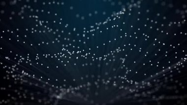soyut arkaplan hareketli çizgiler parlayan uçlu noktalar parlayan çizgiler parlayan çizgiler alan derinliği ve kaotik yavaş çekim ile noktalar