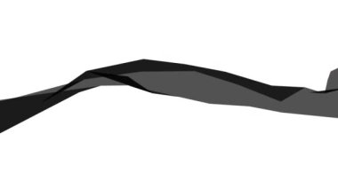 soyut renkli çokgen kristal yüzey geometrik üçgenler yavaş çekim arkaplanı 