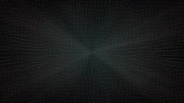 soyut bilgisayar üretilmiş geometrik animasyon şekillendirmesi noktalardan ve çizgilerden şekillendirilmiş gelecek şekil animasyonunun soyut animasyonu ağ ya da sunum için 