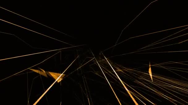 abstrait rendu 3D de l'abstraction géométrique généré par ordinateur boucle animation géométrique motif arrière-plan animation géométrique  