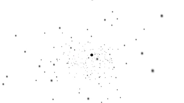 Abstrakcyjna Animacja Zbieżnych Belek Jednego Punktu — Wideo stockowe