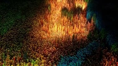 soyut fantastik arkaplan 3d canlandırması