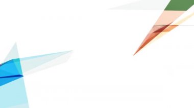 Kaotik yavaş hareket eden üçgen ve çizgilerin yüzeyinden soyut geometrik bileşim