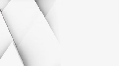 soyut çokgen geometrik yüzey ışığı parlak temiz minimal çokgen ızgara desen rastgele hareket arkaplan kanvası saf duvar mimarisi beyaz