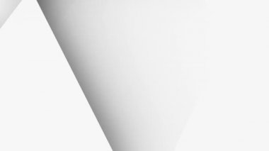 soyut çokgen geometrik yüzey ışığı parlak temiz minimal çokgen ızgara desen rastgele hareket arkaplan kanvası saf duvar mimarisi beyaz