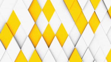 soyut çokgen geometrik yüzey beyaz asgari çokgen ızgara şablonu beyaz tasarım alanı olan saf mimari duvarda rastgele dalgalanan hareket arkaplan tuval 