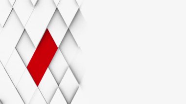 soyut çokgen geometrik yüzey beyaz asgari çokgen ızgara şablonu beyaz tasarım alanı olan saf mimari duvarda rastgele dalgalanan hareket arkaplan tuval 