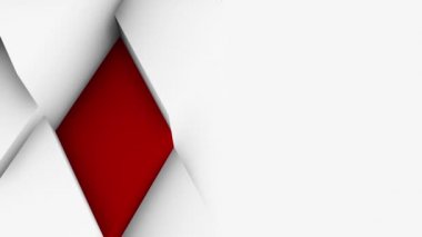 soyut çokgen geometrik yüzey beyaz asgari çokgen ızgara şablonu beyaz tasarım alanı olan saf mimari duvarda rastgele dalgalanan hareket arkaplan tuval 