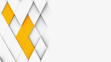 soyut çokgen geometrik yüzey beyaz asgari çokgen ızgara şablonu beyaz tasarım alanı olan saf mimari duvarda rastgele dalgalanan hareket arkaplan tuval 