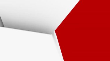 soyut çokgen geometrik yüzey beyaz asgari çokgen ızgara şablonu beyaz tasarım alanı olan saf mimari duvarda rastgele dalgalanan hareket arkaplan tuval 