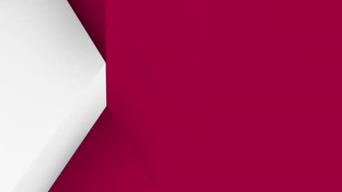 soyut çokgen geometrik yüzey beyaz asgari çokgen ızgara şablonu beyaz tasarım alanı olan saf mimari duvarda rastgele dalgalanan hareket arkaplan tuval 