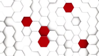 soyut çokgen geometrik yüzey beyaz asgari çokgen ızgara şablonu beyaz tasarım alanı olan saf mimari duvarda rastgele dalgalanan hareket arkaplan tuval 