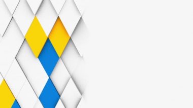 soyut çokgen geometrik yüzey beyaz asgari çokgen ızgara şablonu beyaz tasarım alanı olan saf mimari duvarda rastgele dalgalanan hareket arkaplan tuval