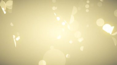 Bokeh, koyu ekran soyut geometrik bayram animasyonu üzerinde Bokeh ve yansıması ile 