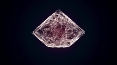 kaotik olarak yavaş hareket eden bağlı noktalar