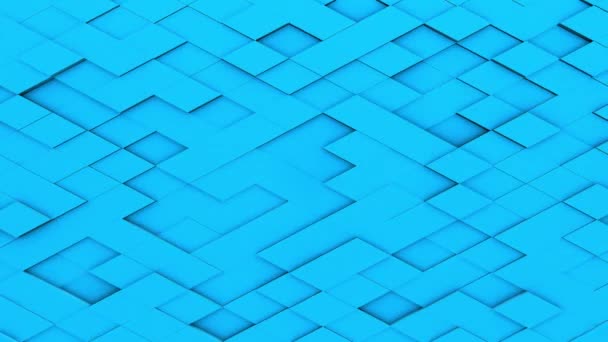 Абстрактна Полігональна Геометрична Поверхня Мінімальний Візерунок Багатокутної Сітки Деякими Кольоровими — стокове відео