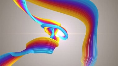 Renkli çizgi döngüsü videosu 