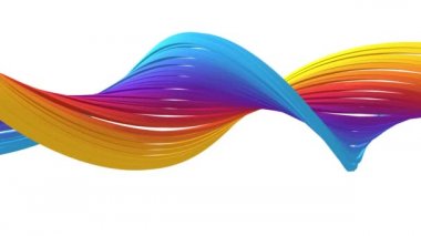 Renkli çizgi döngüsü videosu 