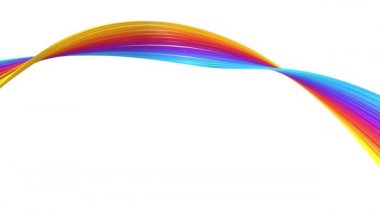 Renkli çizgi döngüsü videosu 