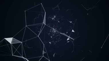 geometrische abstractie op witte achtergrond
