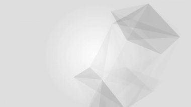 geometrische abstractie op witte achtergrond