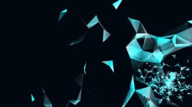 geometrische abstractie op witte achtergrond