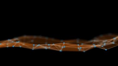 Geometrik arkaplan video soyutlaması 