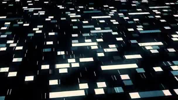 exploration de données déplacement des carrés abstraction vidéo arrière-plan