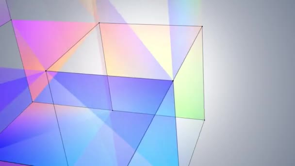 abstraction géométrique sur fond de rampe points dansants et lignes connectées fond géométrique