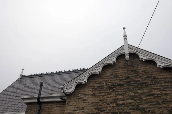 Top Detail Von Haus Und Dach Großbritannien — Stockfoto