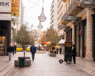 Atina şehir merkezi performans varil organ oyuncu