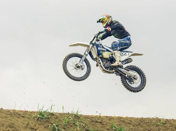 Competencia de motocross deporte extremo Imagen de stock