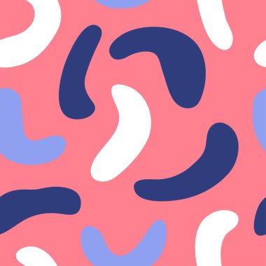 El çizimi, daireler şeklinde kusursuz desen. Soyut pop sanat geçmişi. Grunge vektör illüstrasyonuName