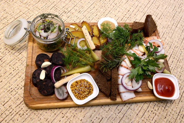 Menu Para Comida Tradicional Romena — Fotografia de Stock