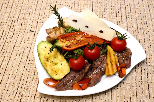 Meny För Traditionell Rumänsk Mat — Stockfoto