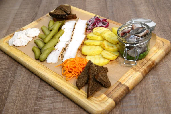 Menu Traditional Romanian Food — Stock Photo, Image