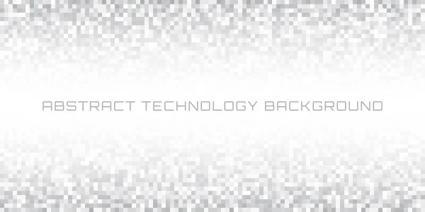 Abstraktní pozadí horizontální technologie šedé pixelated. Obchodní lehký pixel vzor pozadí. Vektor pixel texturu pozadí obrázek — Stockový vektor